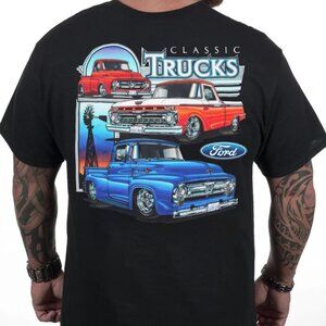Ford Classic Trucks Gildan Tee F100 Pickups Vintage Old School Shirt